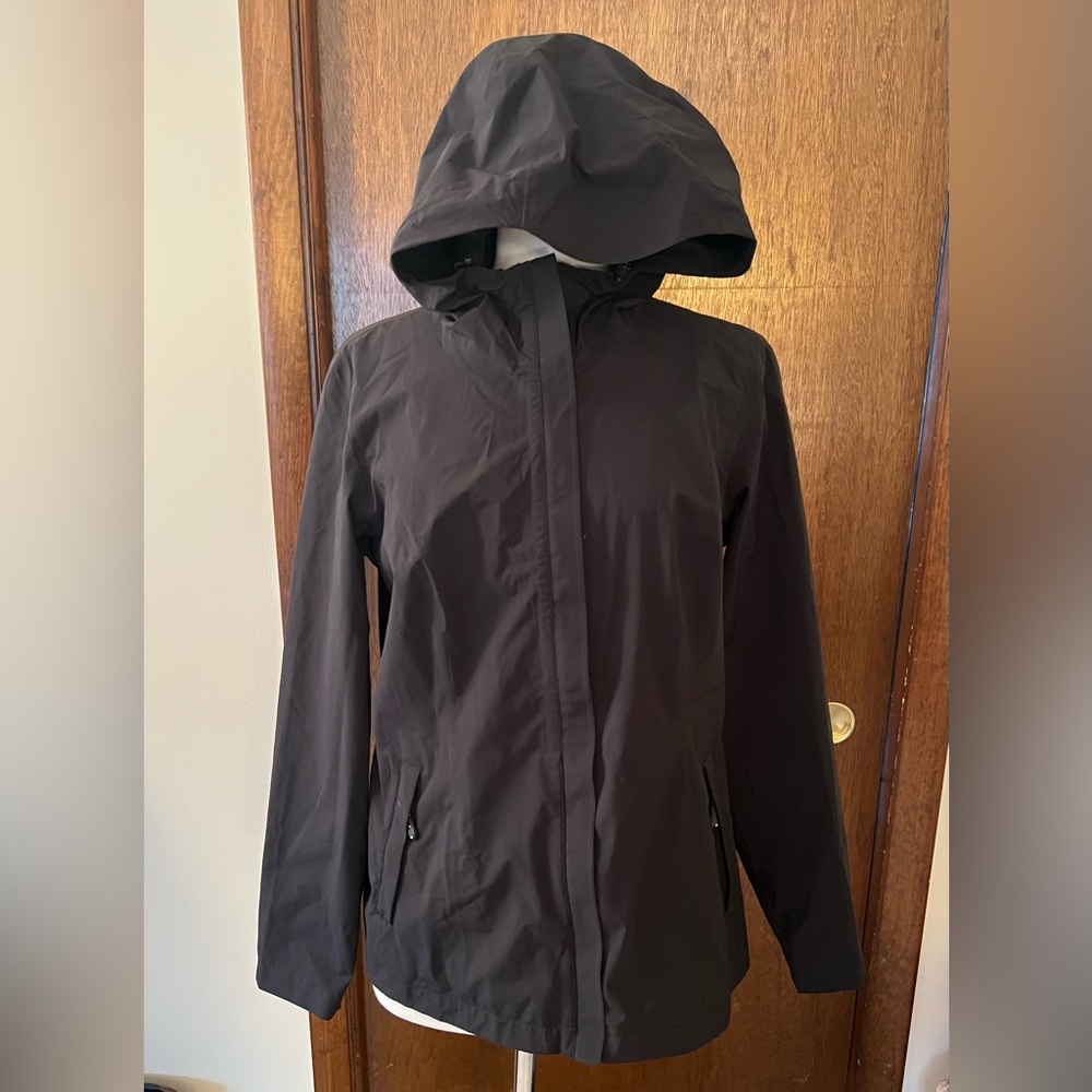 32 Degrees Medium Women's Hooded Utility Jacket in Black
